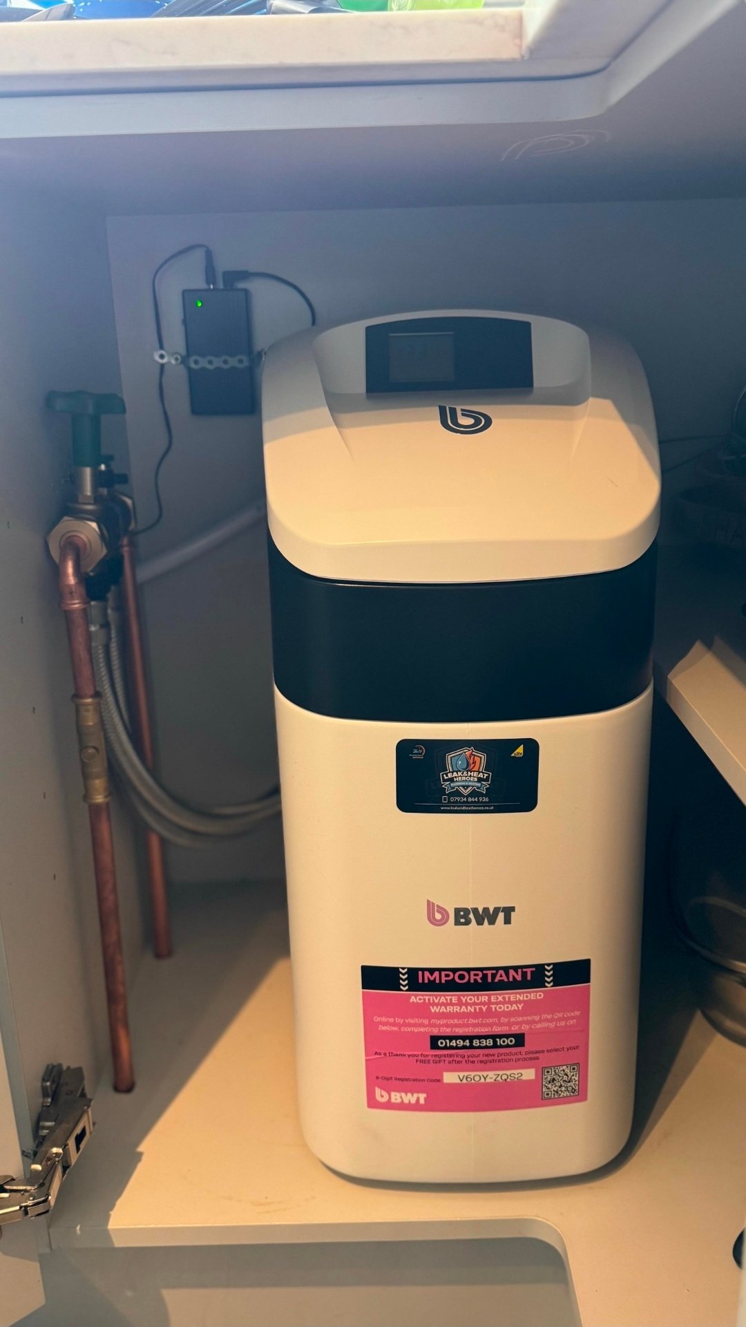 Water softener installation — Stratford-upon-Avon